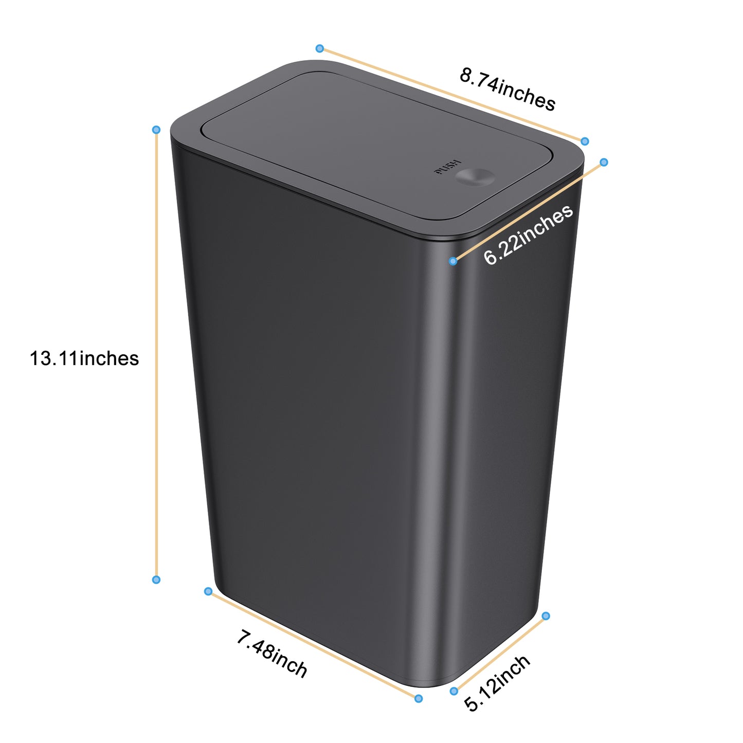 Trash Can （Black）